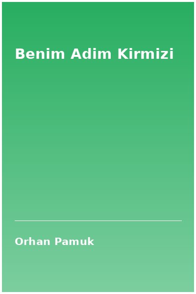 Benim Adim Kirmizi