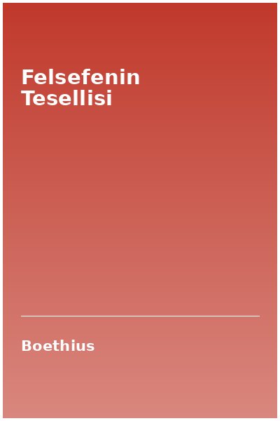 Felsefenin Tesellisi